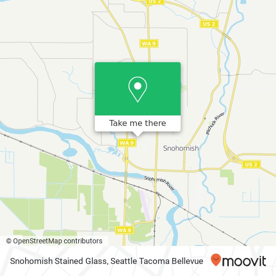Snohomish Stained Glass map