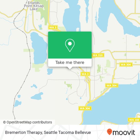 Bremerton Therapy map