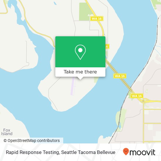 Rapid Response Testing map