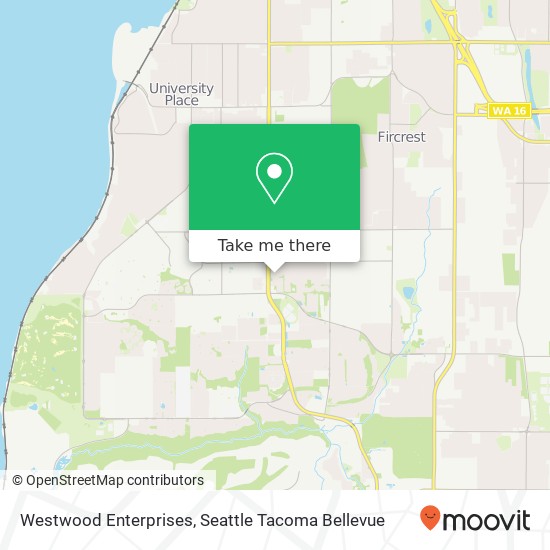 Westwood Enterprises map