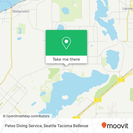 Petes Diving Service map