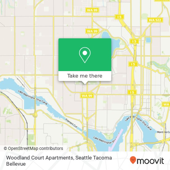 Woodland Court Apartments map