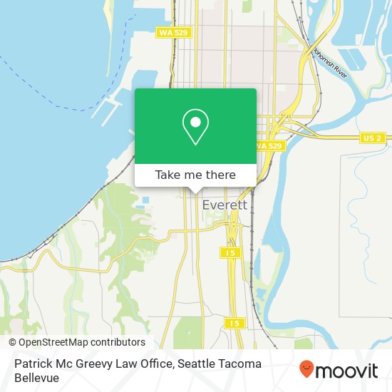 Patrick Mc Greevy Law Office map