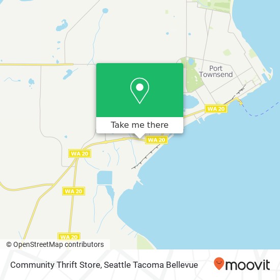 Mapa de Community Thrift Store