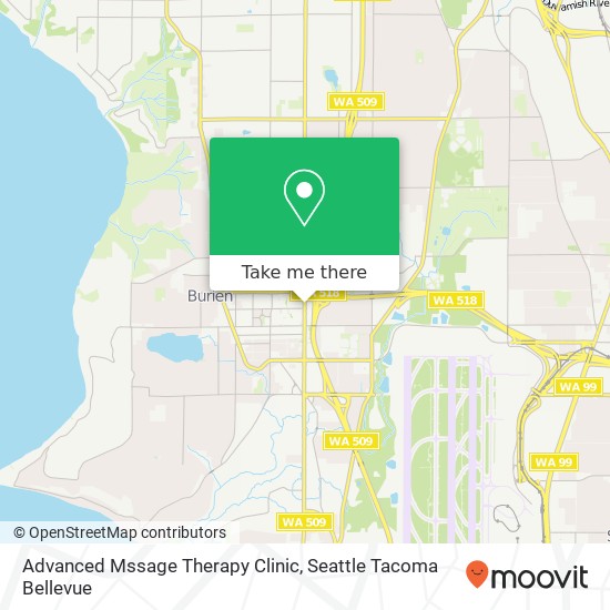 Mapa de Advanced Mssage Therapy Clinic