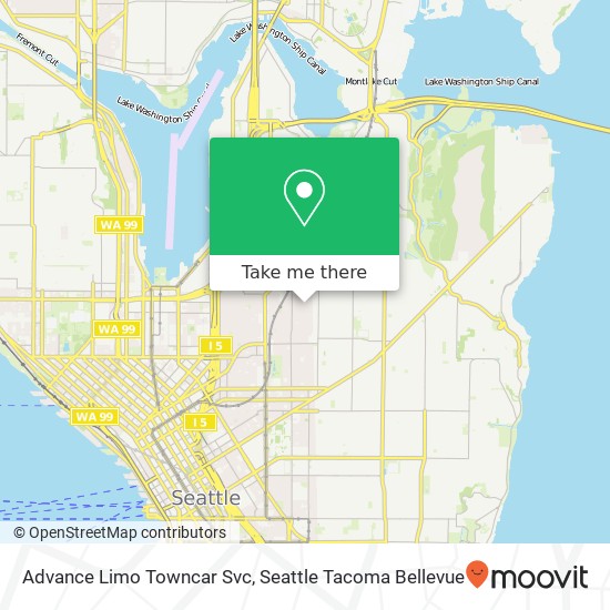 Advance Limo Towncar Svc map