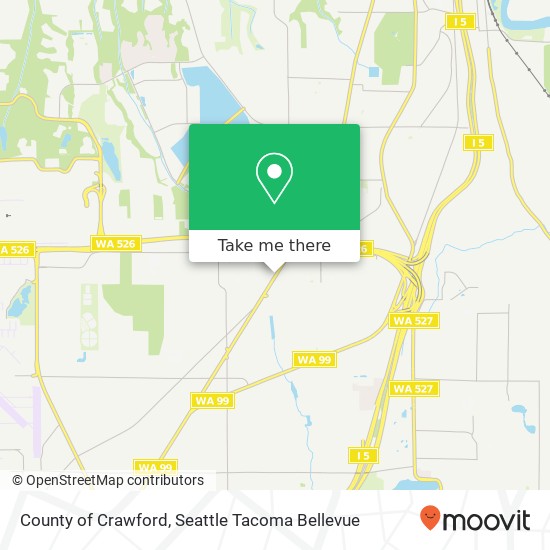 County of Crawford map