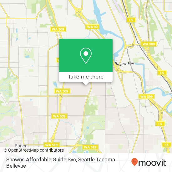 Shawns Affordable Guide Svc map