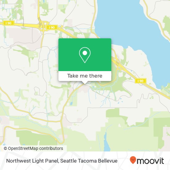 Northwest Light Panel map