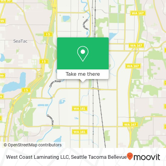 West Coast Laminating LLC map