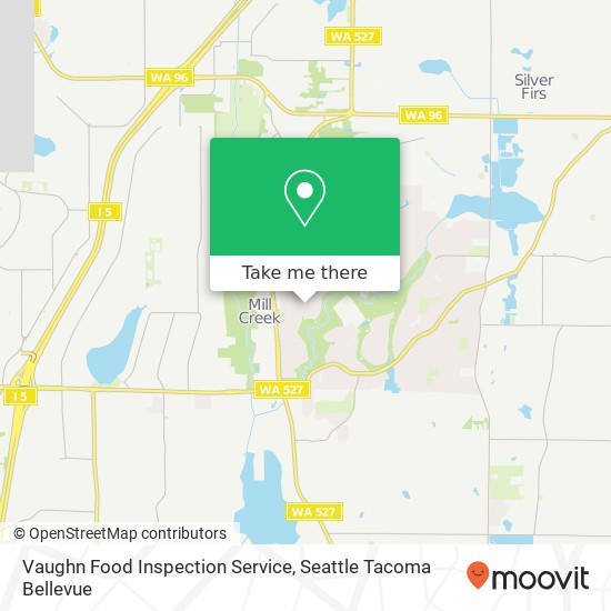 Mapa de Vaughn Food Inspection Service