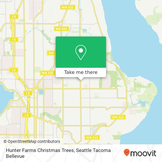 Hunter Farms Christmas Trees map