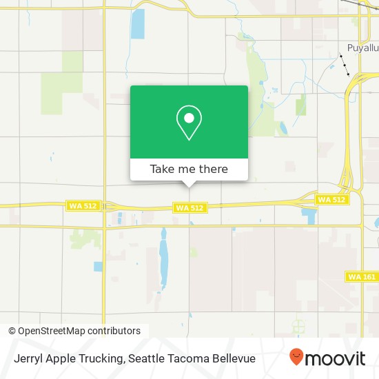 Mapa de Jerryl Apple Trucking