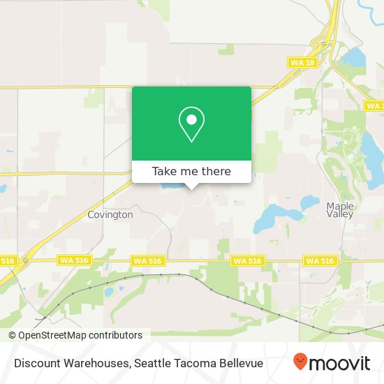 Discount Warehouses map