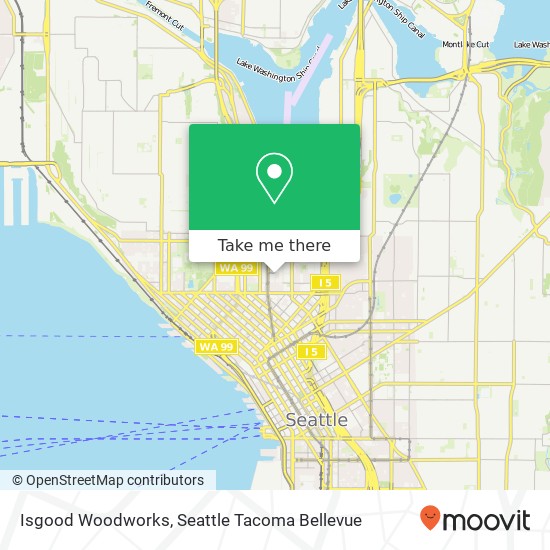 Isgood Woodworks map