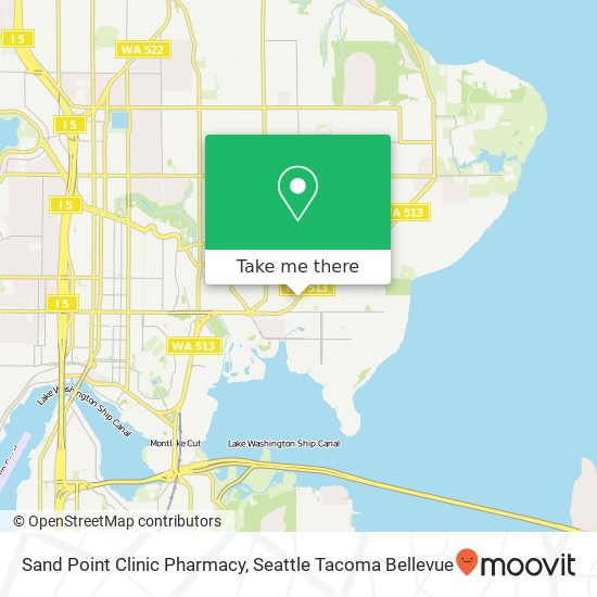 Mapa de Sand Point Clinic Pharmacy