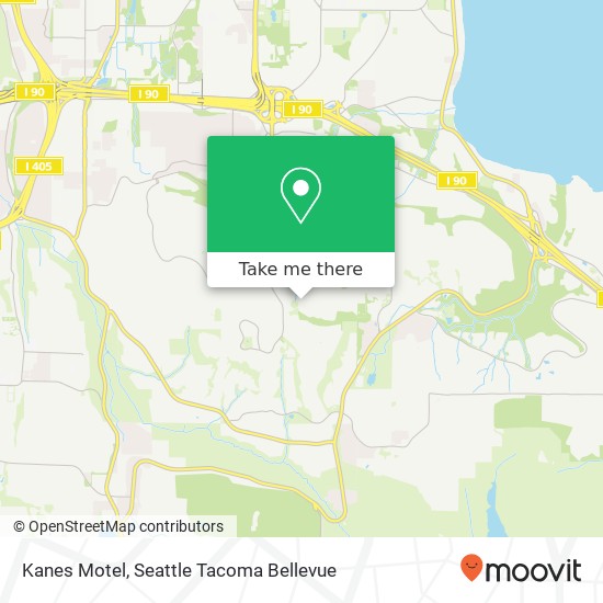 Kanes Motel map