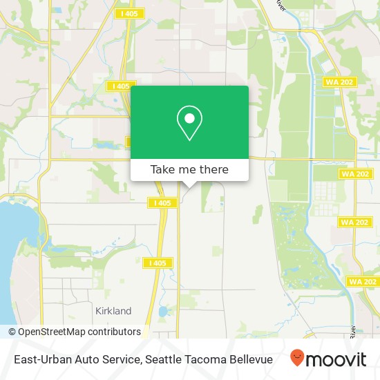 Mapa de East-Urban Auto Service