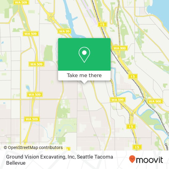 Ground Vision Excavating, Inc map