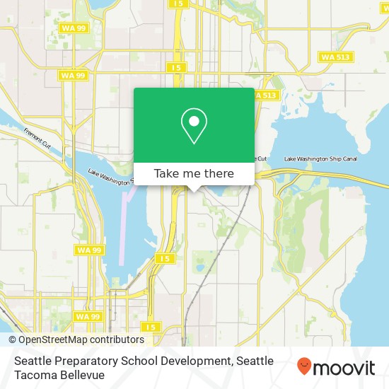 Seattle Preparatory School Development map