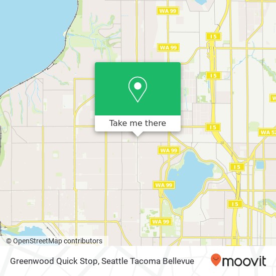 Greenwood Quick Stop map