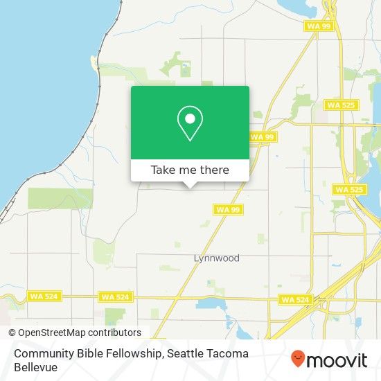 Mapa de Community Bible Fellowship