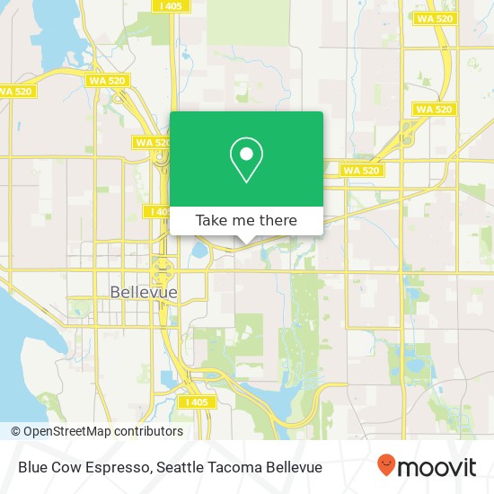 Blue Cow Espresso map