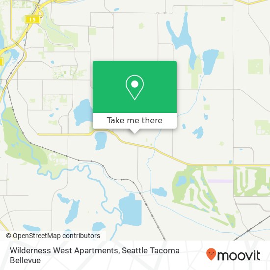 Mapa de Wilderness West Apartments