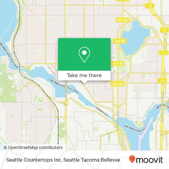 Seattle Countertops Inc map