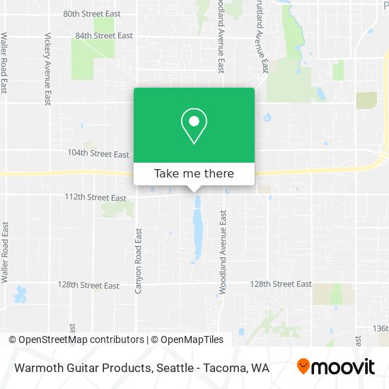 Warmoth Guitar Products map