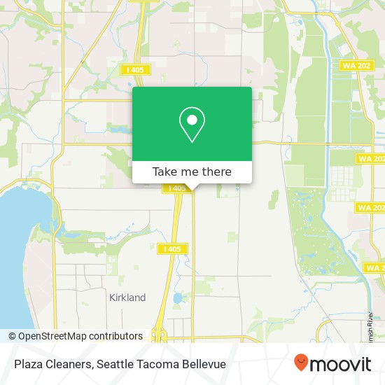 Plaza Cleaners map