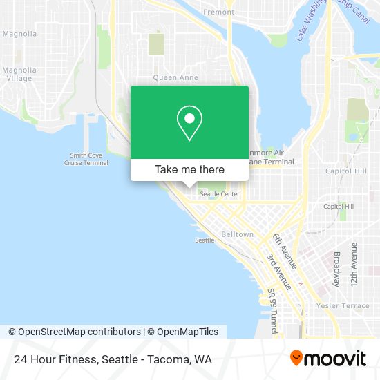 24 Hour Fitness map