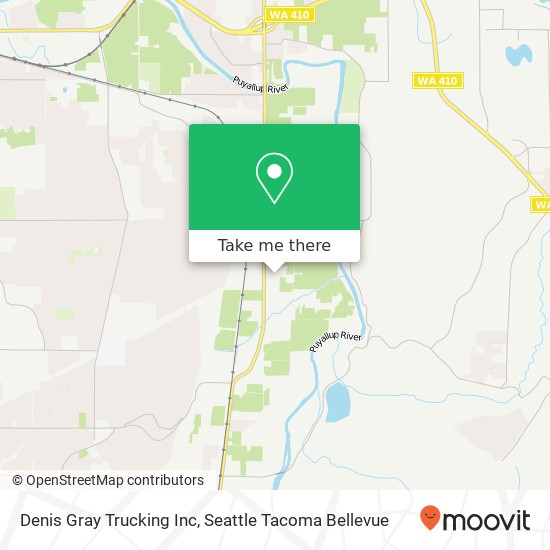 Denis Gray Trucking Inc map