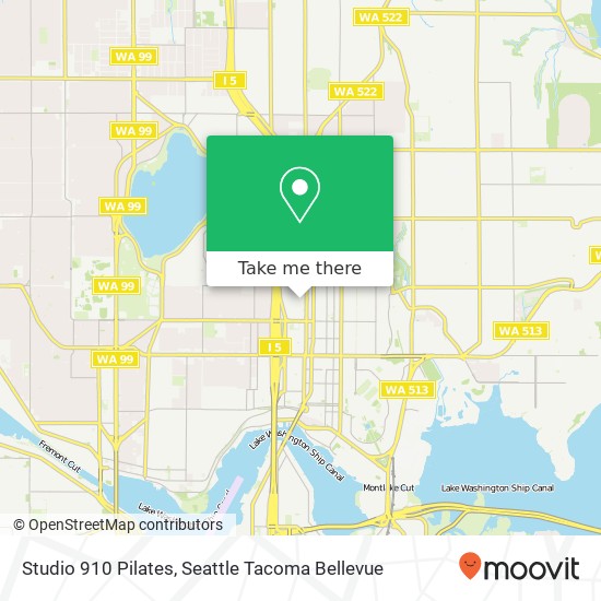 Studio 910 Pilates map