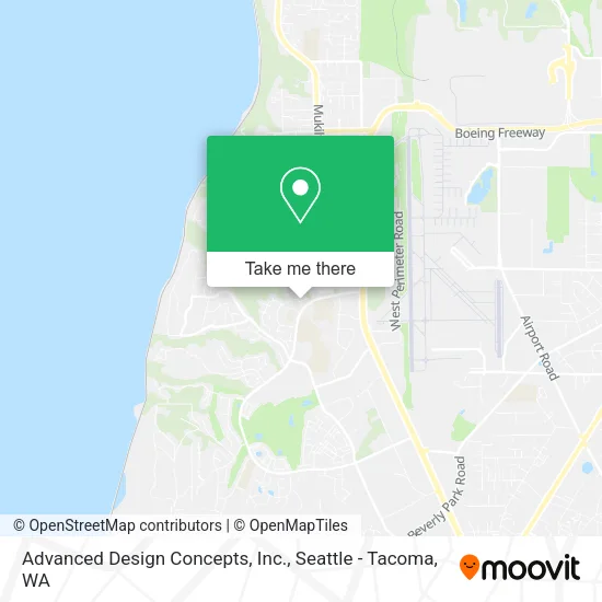 Mapa de Advanced Design Concepts, Inc.