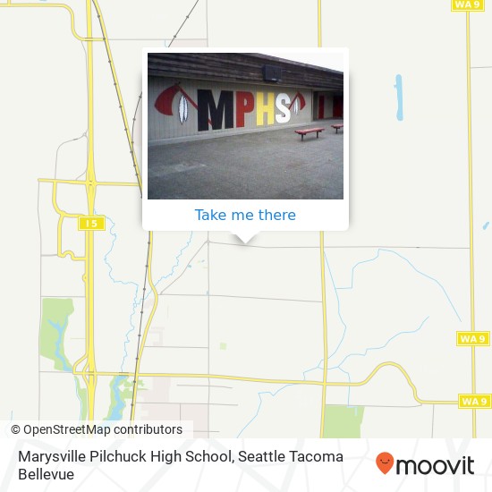 Marysville Pilchuck High School map