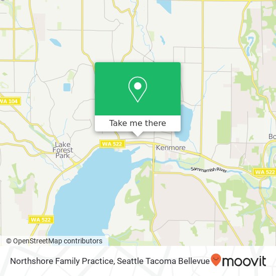 Mapa de Northshore Family Practice