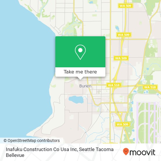 Inafuku Construction Co Usa Inc map