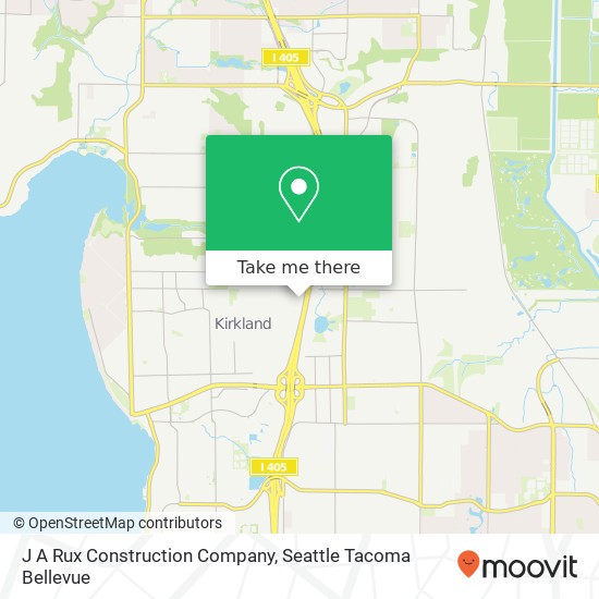 J A Rux Construction Company map