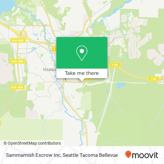 Mapa de Sammamish Escrow Inc