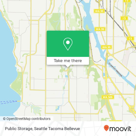 Public Storage map