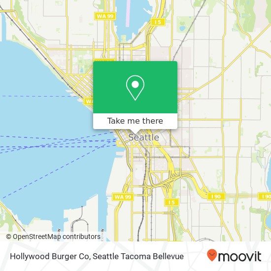 Hollywood Burger Co map