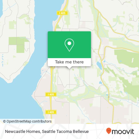Newcastle Homes map