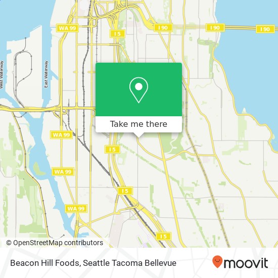 Beacon Hill Foods map