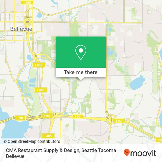 Mapa de CMA Restaurant Supply & Design