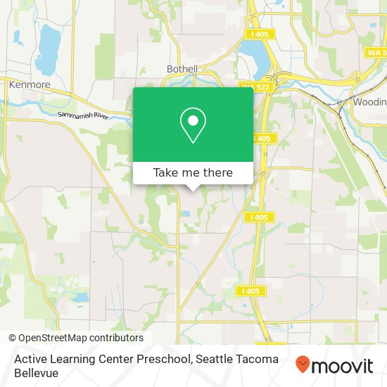 Active Learning Center Preschool map