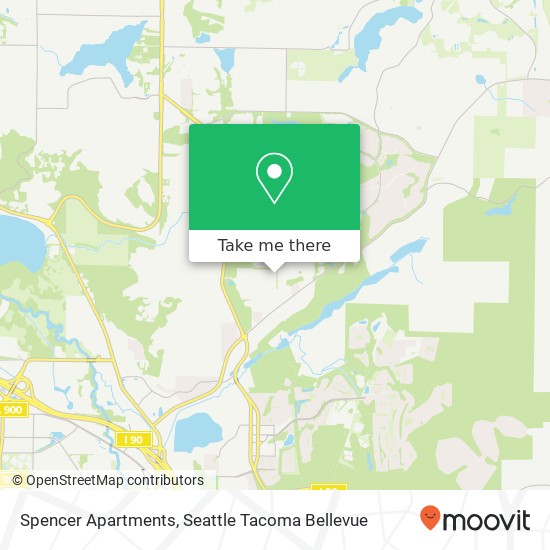 Spencer Apartments map