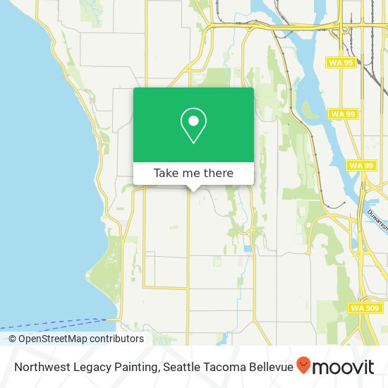 Northwest Legacy Painting map