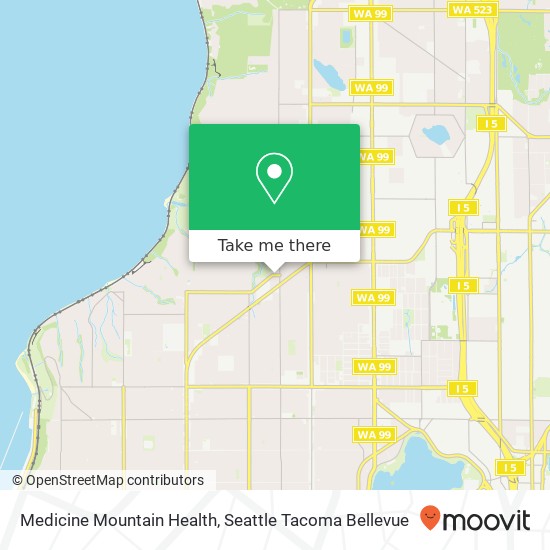 Mapa de Medicine Mountain Health