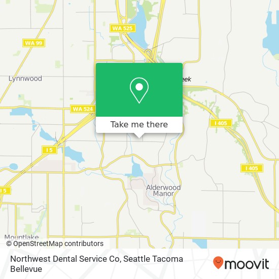 Mapa de Northwest Dental Service Co